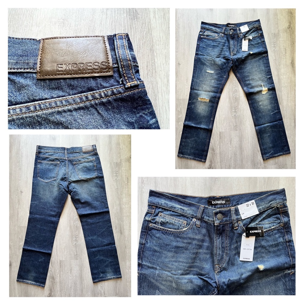 NEW w/ Tags Express Men’s Slim Jeans 32x30